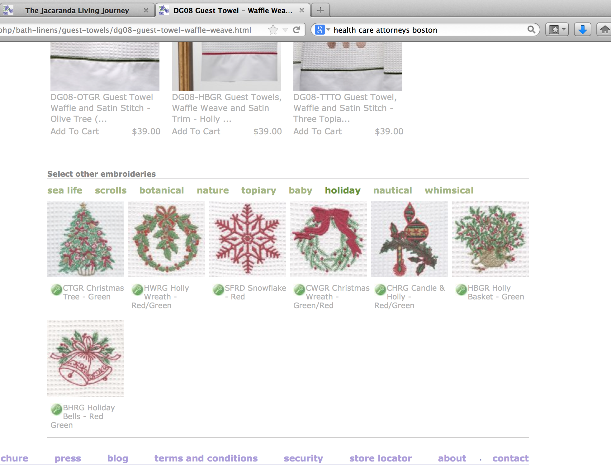 Choose from Holiday Embroidery Designs