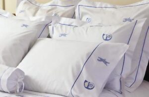 embroidered pillow cases