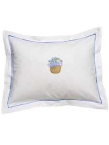 Embroidered pillows with multiple design options